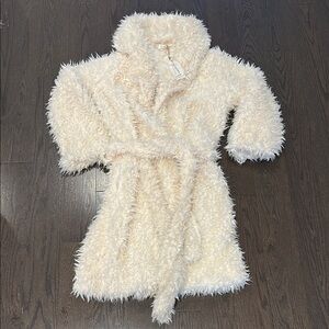 Daydream cream cozy robe Large BNWT